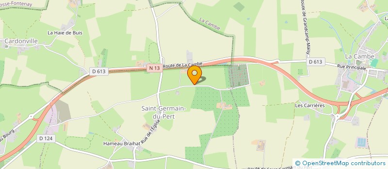 localisation de l'entreprise EARL DE LA COUR MAQUERON  SAINT-GERMAIN-DU-PERT