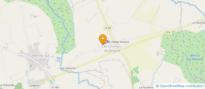 localisation de l'entreprise EARL DE LA COURMIETTE  REMILLY LES MARAIS