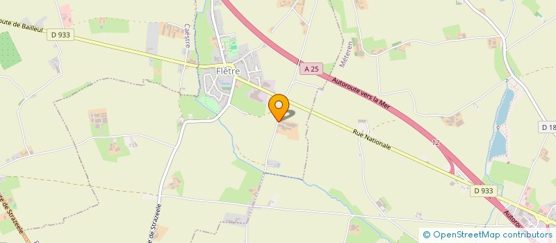 localisation de l'entreprise EARL DE LA COURTE CROIX à FLETRE