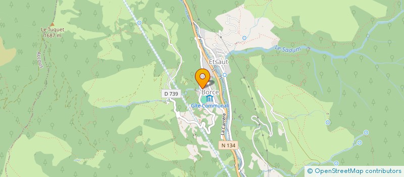 localisation de l'entreprise EARL DE LA CRISTALLERE à BORCE