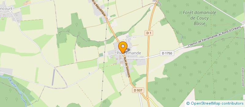 localisation de l'entreprise EARL DE LA CROISETTE  PIERREMANDE