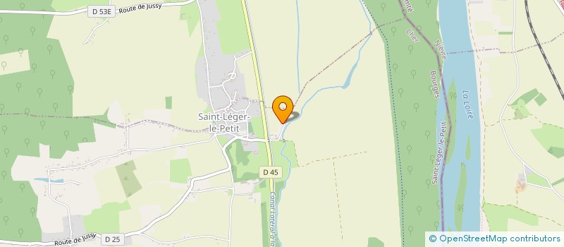 localisation de l'entreprise EARL DE LA CROIX DE PIERRE  SAINT-LEGER-LE-PETIT