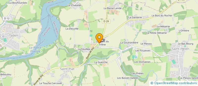 localisation de l'entreprise EARL DE LA CROIX DU FRENE à SAINT-HELEN