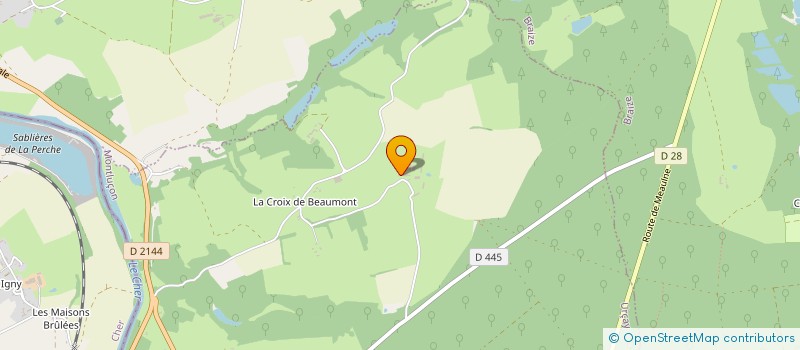 localisation de l'entreprise EARL DE LA CROIX PALAIS  URCAY