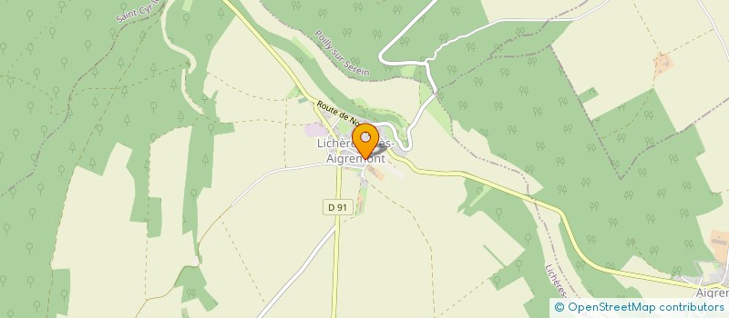 localisation de l'entreprise EARL DE LA CROIX SAINT CYR  SAINT-CYR-LES-COLONS