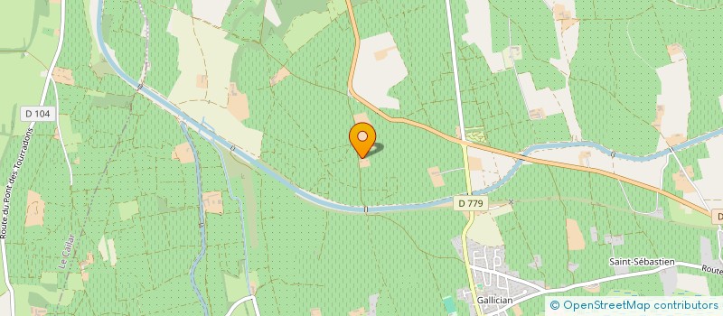 localisation de l'entreprise EARL DE LA CROSSE  VAUVERT