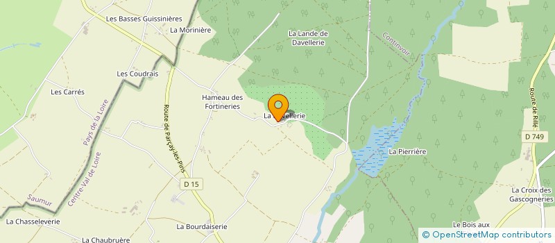 localisation de l'entreprise EARL DE LA DAVELLERIE  GIZEUX