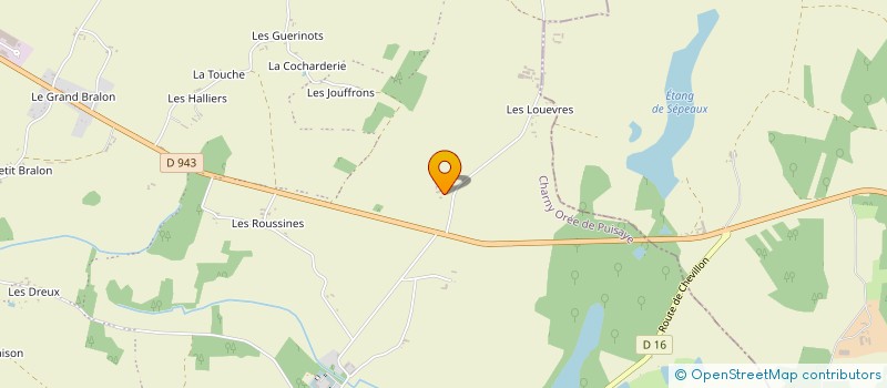 localisation de l'entreprise EARL DE LA DEBONNERIE à CHARNY OREE DE PUISAYE