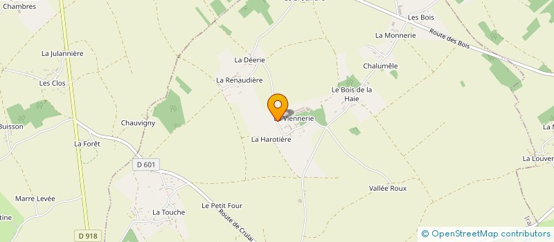 localisation de l'entreprise EARL DE LA DEERIE à IRAI