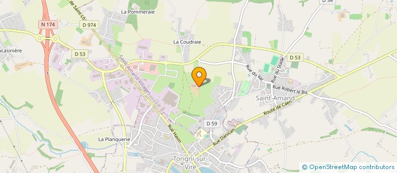 localisation de l'entreprise EARL DE LA DETOURBE à SAINT-AMAND-VILLAGES