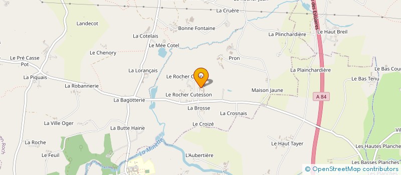 localisation de l'entreprise EARL DE LA DEVISE à MAEN ROCH