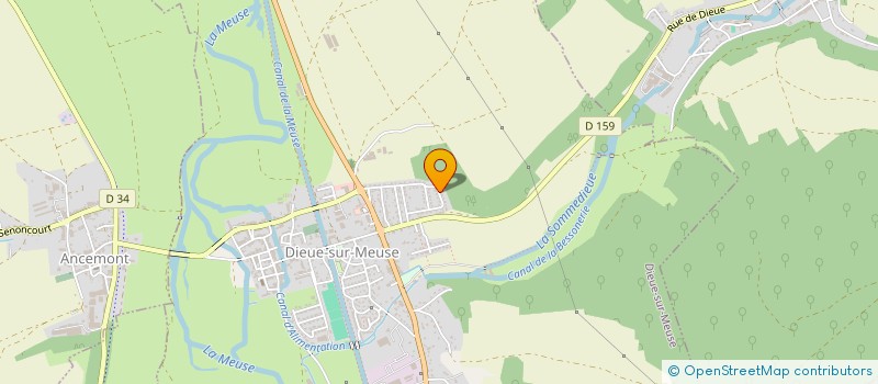 localisation de l'entreprise EARL DE LA DIEUE à DIEUE-SUR-MEUSE