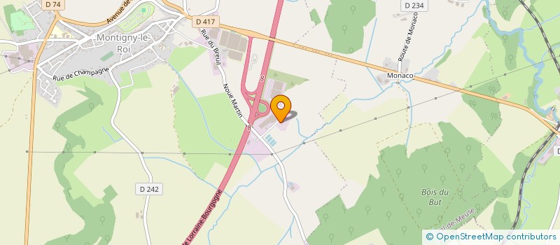 localisation de l'entreprise EARL DE LA DISTRIBUTION à VAL-DE-MEUSE