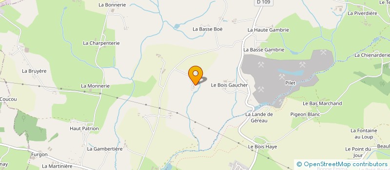 localisation de l'entreprise EARL DE LA DOHINIERE  ROMAGNE