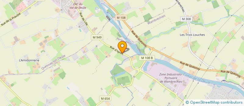 localisation de l'entreprise EARL DE LA DREVE à VERLINGHEM
