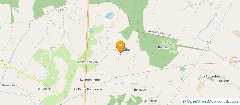 localisation de l'entreprise EARL DE LA DRIAUDERIE à LEVROUX