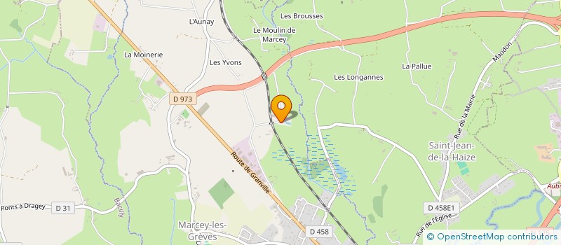 localisation de l'entreprise EARL DE LA FAUVELLIERE à MARCEY-LES-GREVES