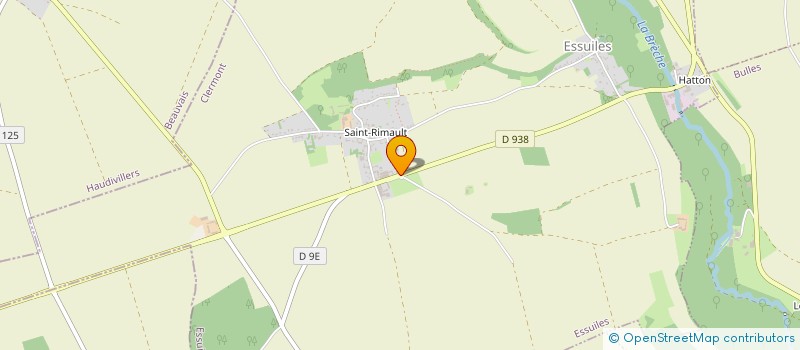 localisation de l'entreprise EARL DE LA FERME D'HATTON  ESSUILES