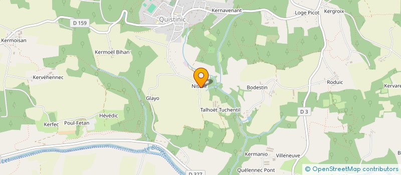 localisation de l'entreprise EARL DE LA FERME DE BOTCARIO à QUISTINIC