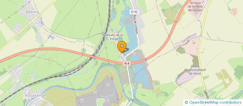 localisation de l'entreprise EARL DE LA FERME DE LA FORGE  IMLING