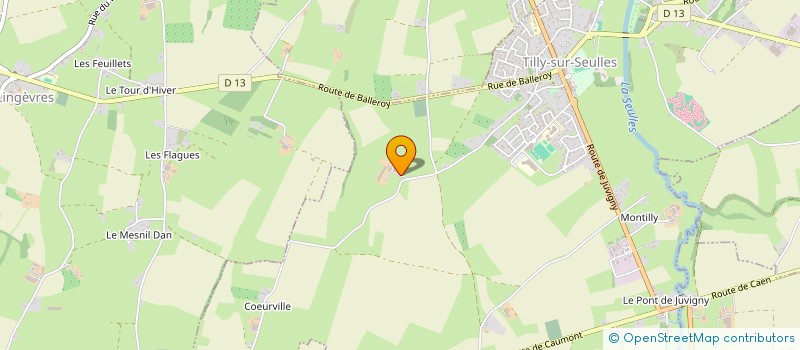 localisation de l'entreprise EARL DE LA FERME DE SAGY  TILLY-SUR-SEULLES