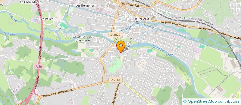 localisation de l'entreprise EARL DE LA FERME DES OLIVIERS à VIERZON