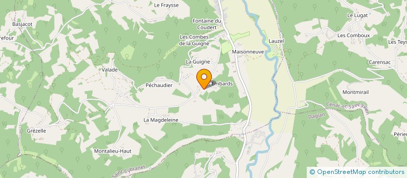 localisation de l'entreprise EARL DE LA FERME DU BILLARD à DAGLAN