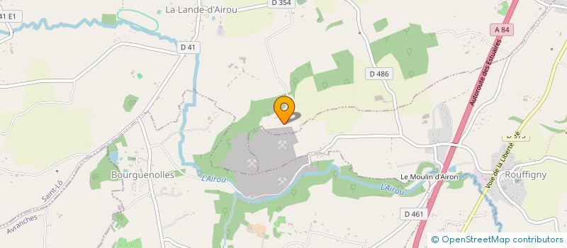 localisation de l'entreprise EARL DE LA FERME DU BOIS à LA LANDE-D'AIROU