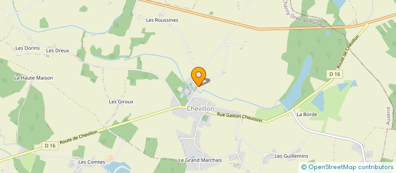 localisation de l'entreprise EARL DE LA FERME DU CHATEAU à CHARNY OREE DE PUISAYE
