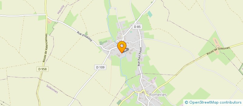 localisation de l'entreprise EARL DE LA FERME DU MOULIN à VERTAIN