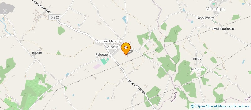 localisation de l'entreprise EARL DE LA FERME DU PLESSIS  SAINT-AUBIN