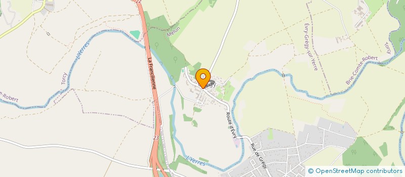 localisation de l'entreprise EARL DE LA FERME DU SAUSSOY à EVRY GREGY SUR YERRES