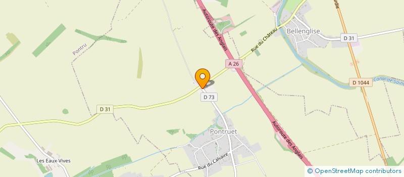 localisation de l'entreprise EARL DE LA FERME STE HELENE  PONTRUET