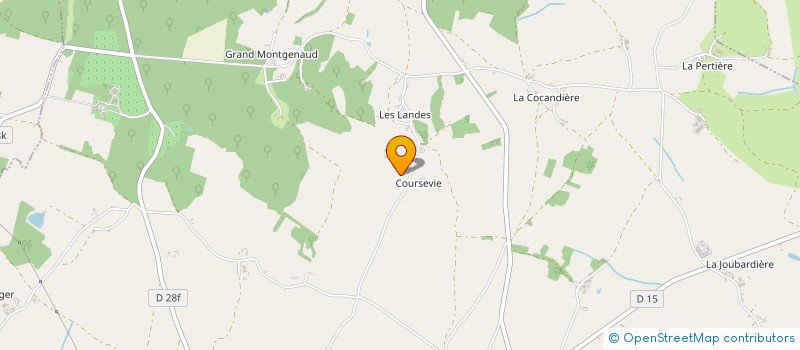 localisation de l'entreprise EARL DE LA FERRANDIERE à NEUILLAY-LES-BOIS