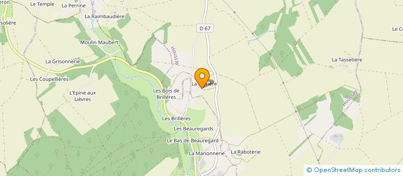 localisation de l'entreprise EARL DE LA FERRIERE à HOUSSAY