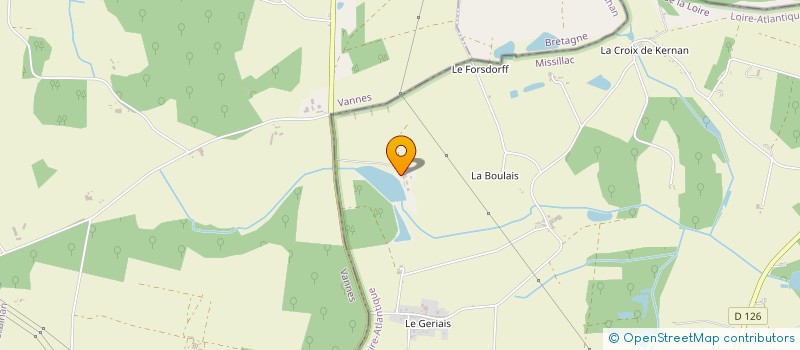 localisation de l'entreprise EARL DE LA FOI  MISSILLAC