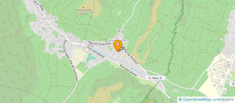 localisation de l'entreprise EARL DE LA FONTAINE  WESTHALTEN