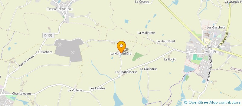 localisation de l'entreprise EARL DE LA FONTAINE à CHEMILLE-EN-ANJOU