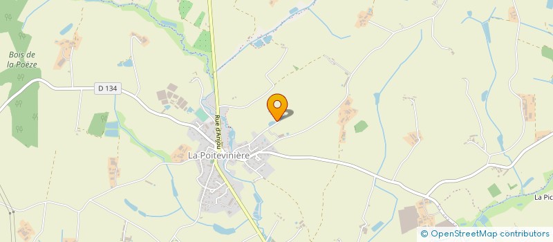 localisation de l'entreprise EARL DE LA FONTAINE à BEAUPREAU-EN-MAUGES