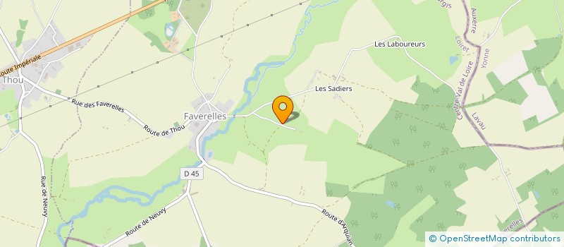 localisation de l'entreprise EARL DE LA FONTAINE à BONNY-SUR-LOIRE