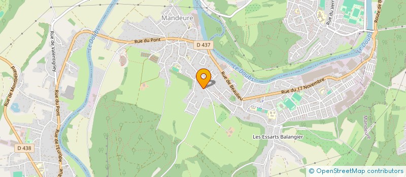 localisation de l'entreprise EARL DE LA FONTENOTTE à MANDEURE