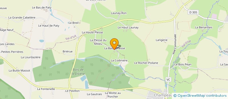localisation de l'entreprise EARL DE LA FORET à MARPIRE