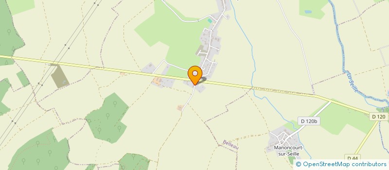 localisation de l'entreprise EARL DE LA FORET  CHENICOURT