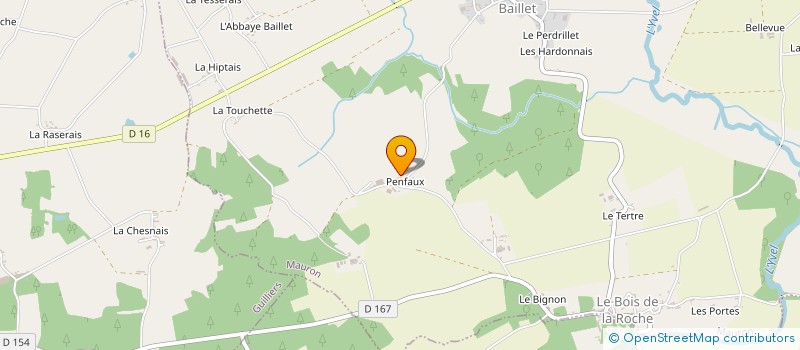 localisation de l'entreprise EARL DE LA FORGE  MAURON