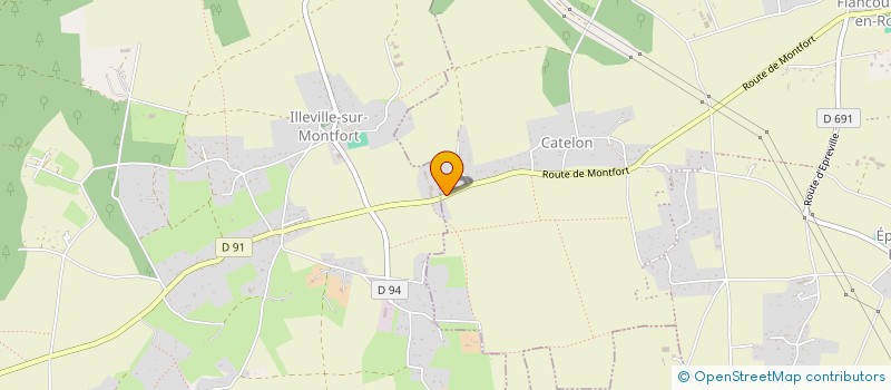 localisation de l'entreprise EARL DE LA FOSSE FLEURIE  FLANCOURT-CRESCY-EN-ROUMOIS