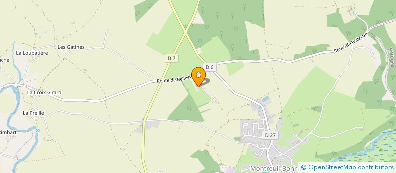 localisation de l'entreprise EARL DE LA FOSSE MARTIN  BOIVRE-LA-VALLEE