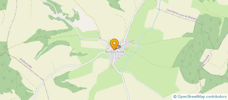 localisation de l'entreprise EARL DE LA FOURCHELLE à AMBONVILLE