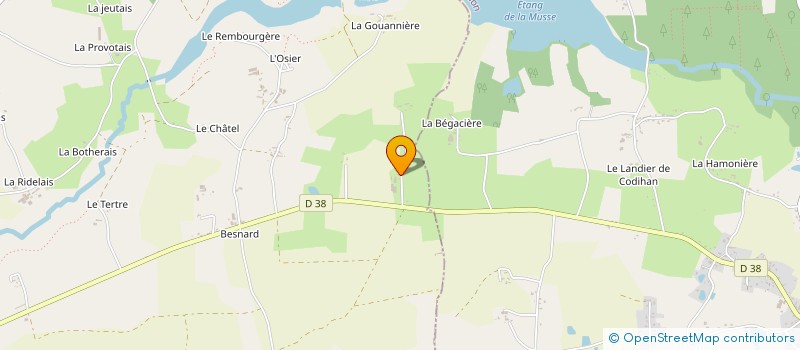 localisation de l'entreprise EARL DE LA FRANGEOLAIS à MAXENT