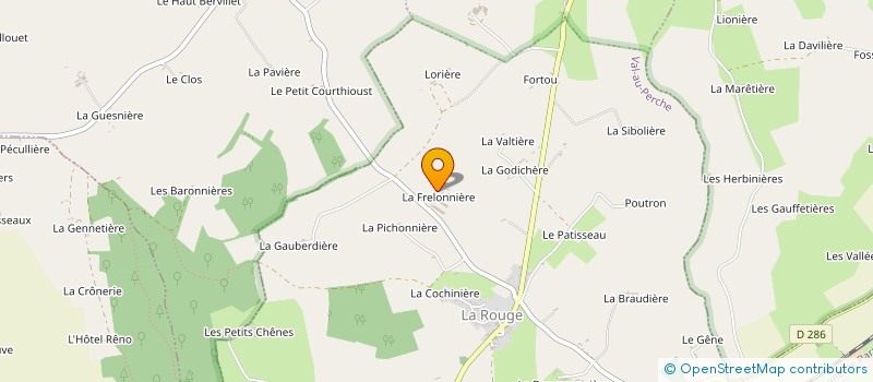 localisation de l'entreprise EARL DE LA FRELONNIERE à VAL-AU-PERCHE