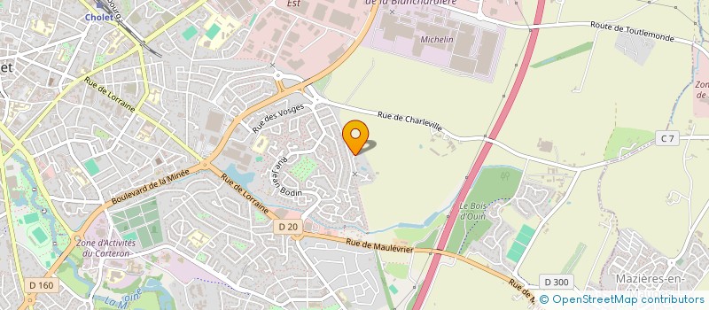 localisation de l'entreprise EARL DE LA FRENIERE à CHOLET
